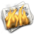hot, flames, burn, newspaper 